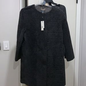 Tahari faux fur long winter coat